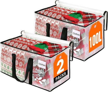 RoomHacks Clear Heavy Duty Extra Large Moving Bags, Reinforced Handle and by RoomHacks