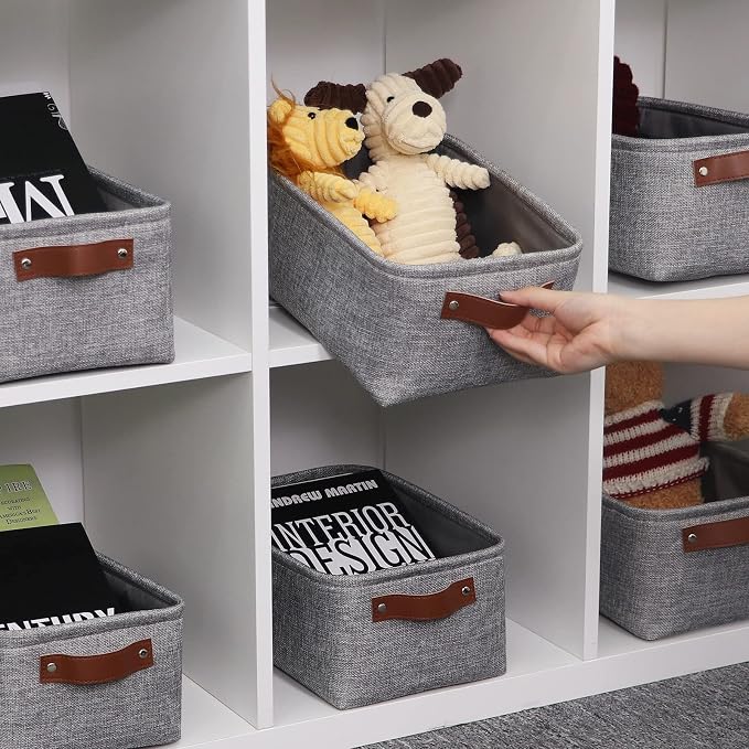 HNZIGE Foldable Fabric Storage Baskets, Empty Gift Baskets - Image 2