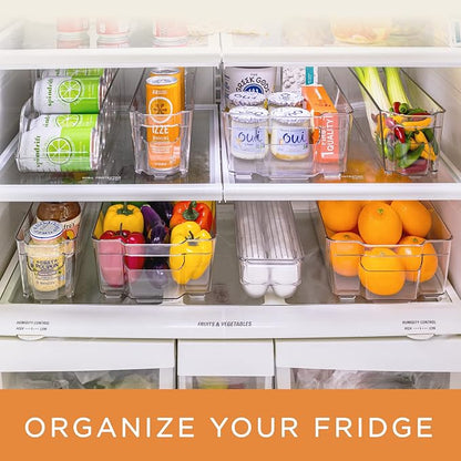Sorbus Fridge Organizer Bins – Set of 8 Refrigerator Organizers and Storage - Image 8