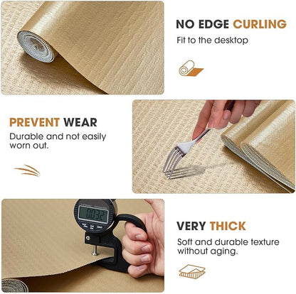 Drawer and Shelf Liner, Non-Slip Kitchen Cabinet Liners Non-Adhesive Thick - Image 6