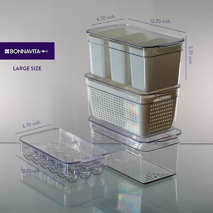Clear Stackable Storage Containers - Image 9