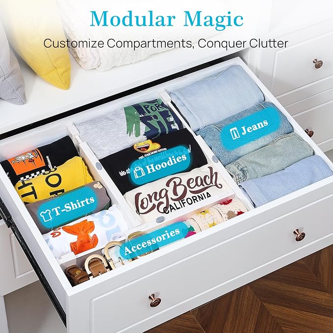 Vtopmart 12 Pack Drawer Dividers - Image 3
