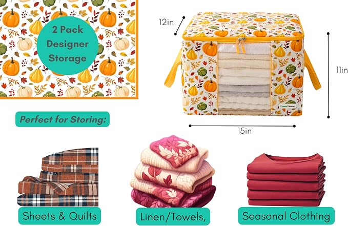 Canvas Storage Bags 2 Pack - Image 2