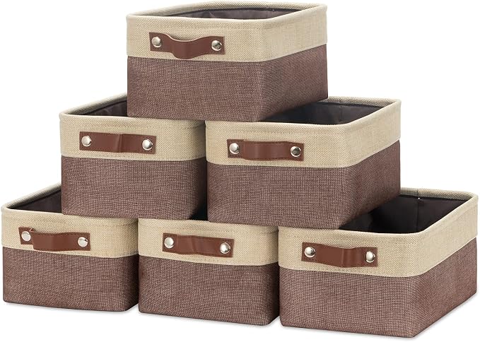 HNZIGE Foldable Fabric Storage Baskets by HNZIGE