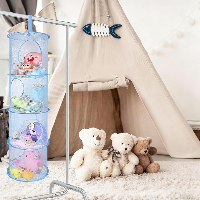 ChezMax Hanging Mesh Stuffed Animal Storage - Image 2