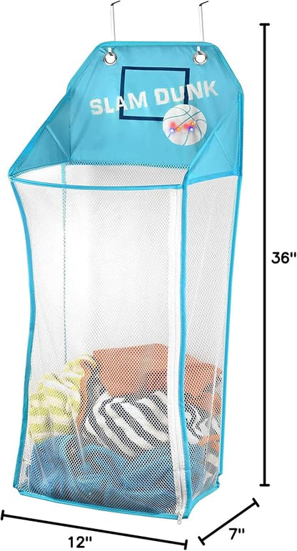 Store & Score Over The Door Hanging Kids Fun LED Basketball Light-Up - Image 6