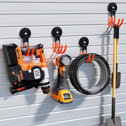 Heavy Duty Storage Magnetic Utility Hooks Large Garage Magnet Hooks - Image 2