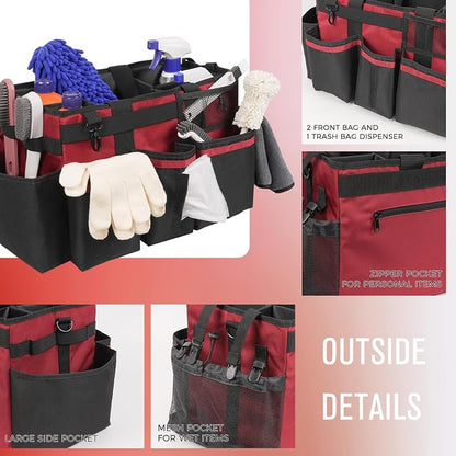 Wearable Cleaning Caddy, Cleaning Caddy Supplies Organizer - Image 3