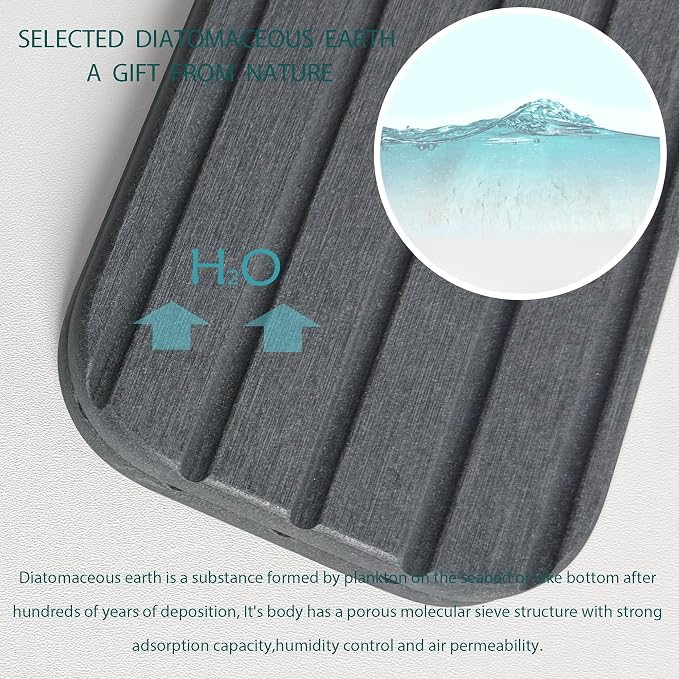 20inch x 4inch Kitchen Sink Faucet Mat, Water Absorbing Stone Faucet Splash - Image 7