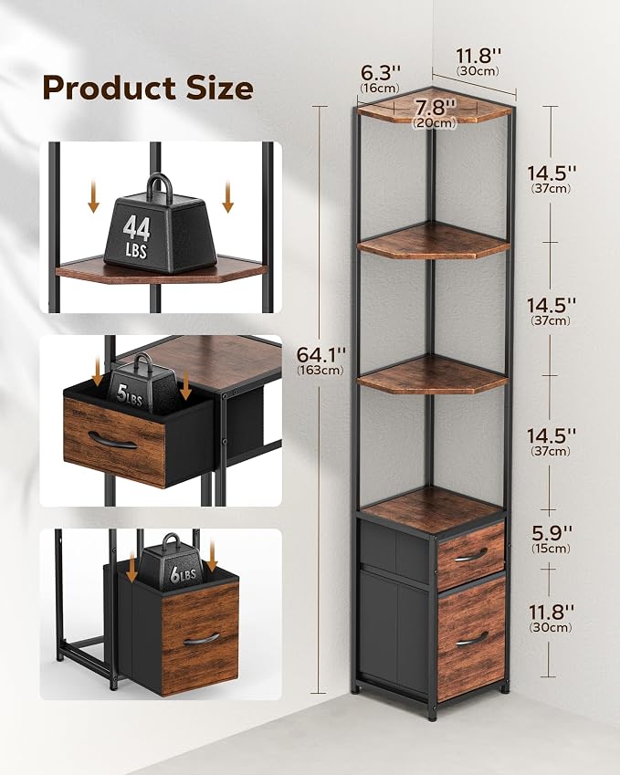 Housolution Corner Shelf Stand - Image 2