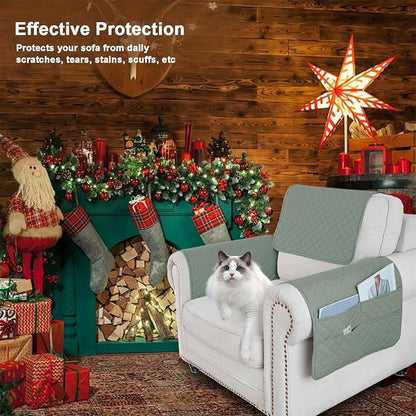 Waterproof Sofa Armrest Cover Headrest Cover - Image 7