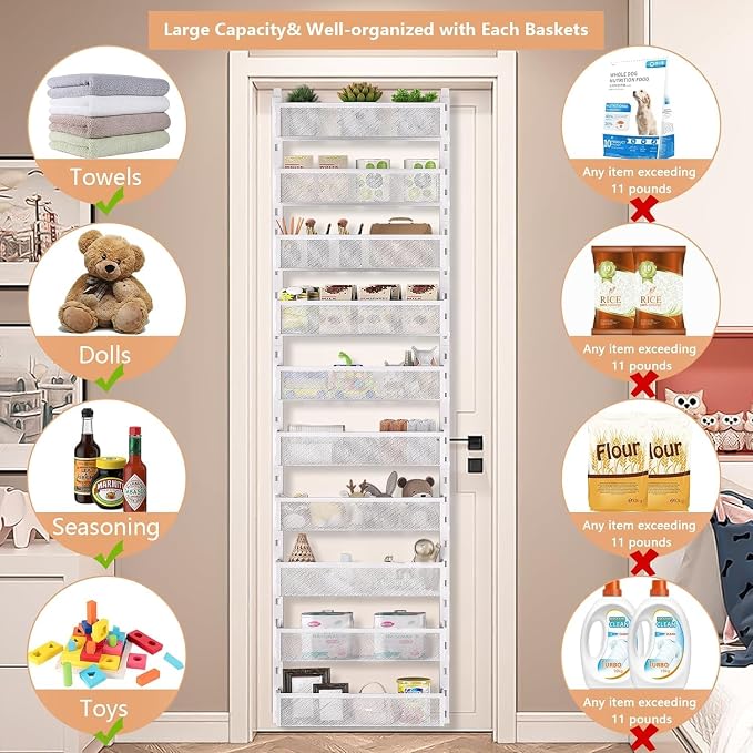 10-tier Over The Door Pantry Organizer - Image 6