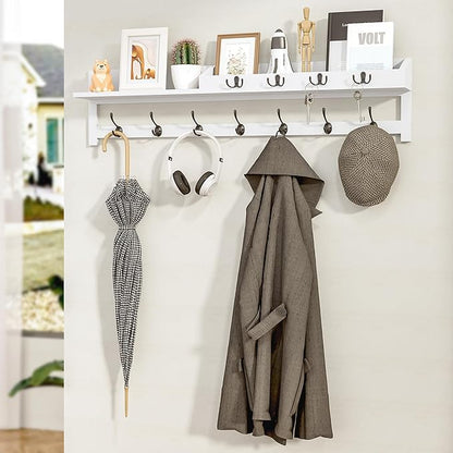 AMBIRD 35 inch Coat Rack Wall Mount, Extra Long Coat Hooks Wall Mount, Entryway - Image 7