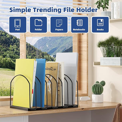 Simple Trending 9 Section Metal File Sorter Organizer - Image 5