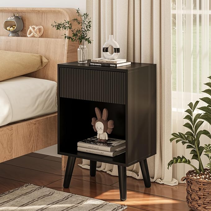Nightstand, Modern Bedside Table - Image 3