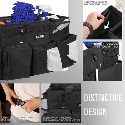 Wearable Cleaning Caddy Bag, Supplies Organizer - Image 3