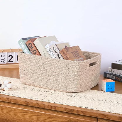 Large Storage Baskets for Organizing, Closet Shelf Baskets for Clothes Blanket - Image 5
