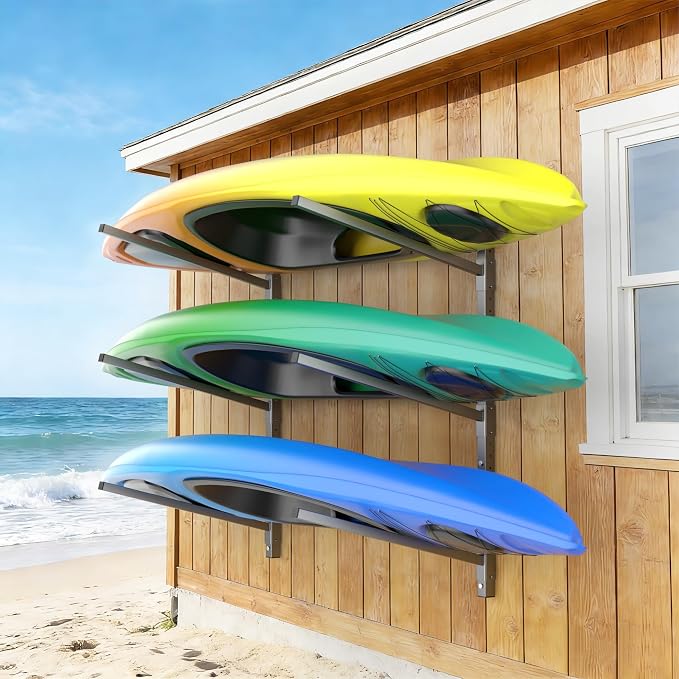 TORACK Heavy-Duty Wall Mounted Kayak Rack, Kayak Hangers - Image 7