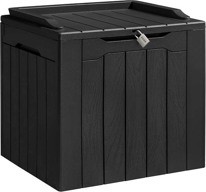 Homall 31 Gallon Resin Deck Box Waterproof Outdoor Storage Lockable Indoor by Homall