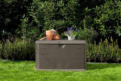 Rubbermaid Medium Resin Outdoor Storage Deck Box, Weather Resistant, Deck - Image 5