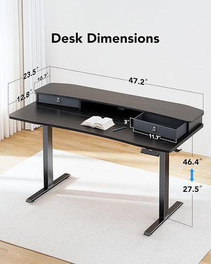 HUANUO 48″ x 24″ Electric Standing Desk - Image 2