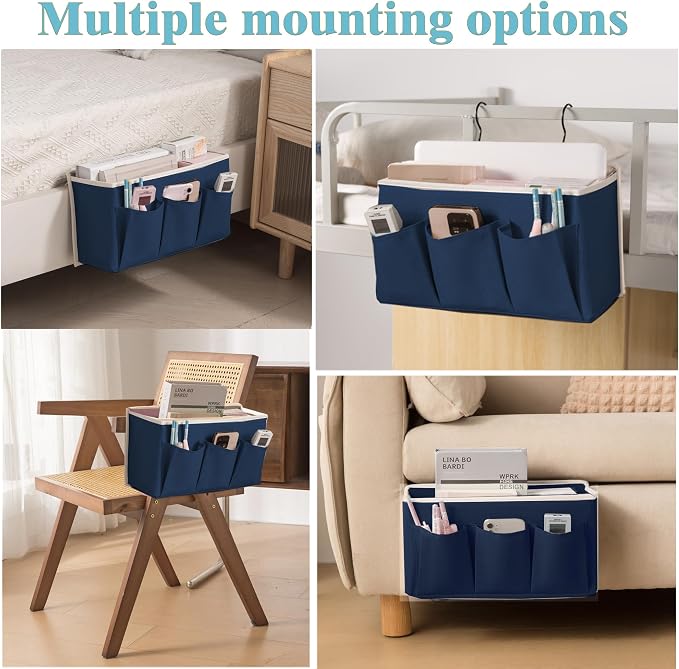 Bedside Caddy/Bedside Storage Organizer Hanging Bag - Image 6
