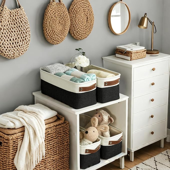 DECOMOMO Narrow Storage Bins Small Baskets - Image 4