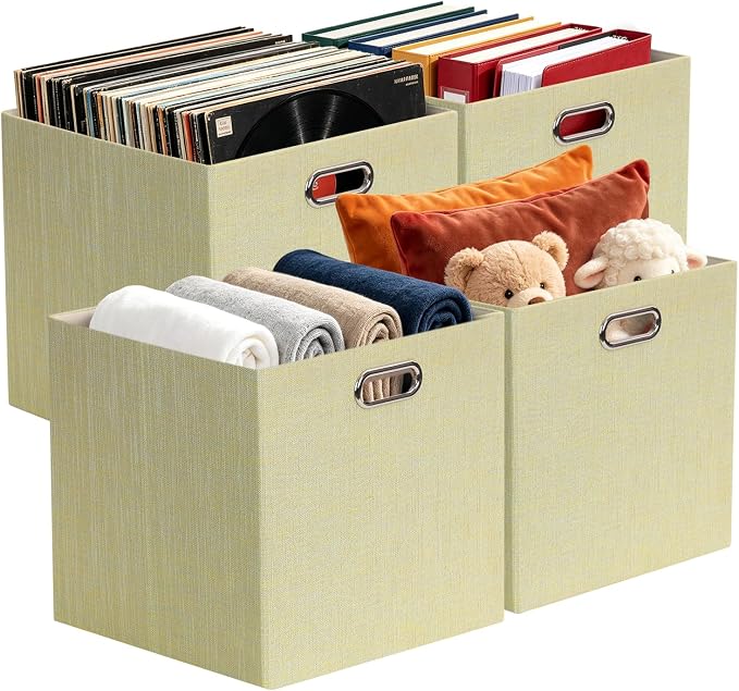 Posprica Foldable Storage Bins, 13×13×13 Storage Cubes Boxes Baskets Containers - Image 8