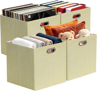 Posprica Foldable Storage Bins, 13×13×13 Storage Cubes Boxes Baskets Containers - Image 8