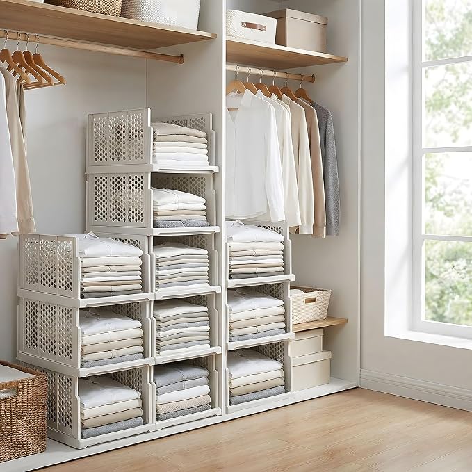 2026 Upgraded Closet Organizers and Storage, 5 Pack Pull-Out Wardrobe Bins - Image 2