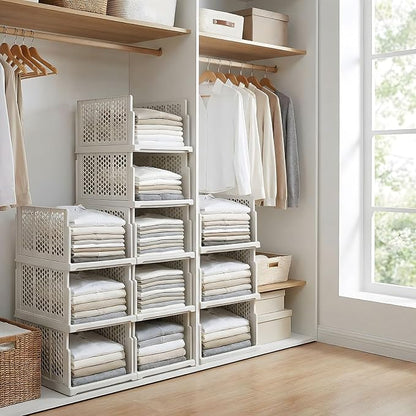 2026 Upgraded Closet Organizers and Storage, 5 Pack Pull-Out Wardrobe Bins - Image 2