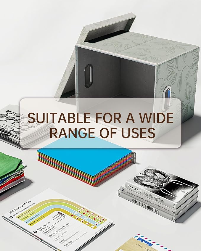 2 Pack File Storage Organizer, Document Organizer, Portable File Box - Image 7