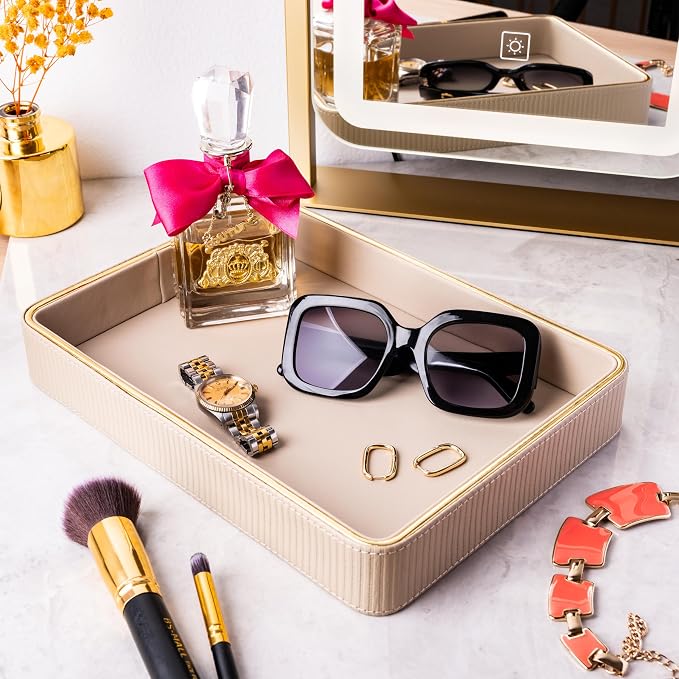 Nightstand Tray Perfume Tray Valet Tray Night Stand Bedside Organizer| Perfume - Image 3