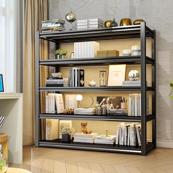 Garage Shelves, 14-48''W Heavy-Duty Storage Shelves, Double-Layer Uprights - Image 8