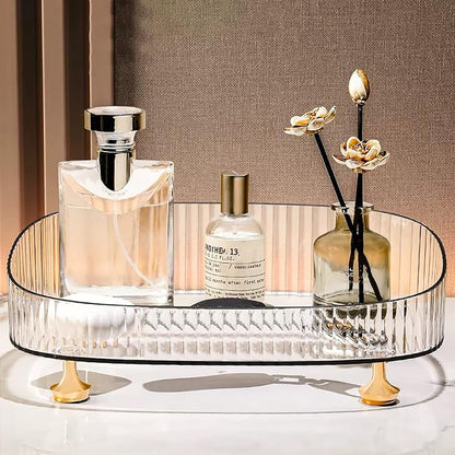 Vanity Tray Perfume Organizer – Acrylic Bathroom Tray, Countertop Storage Decor by ANFENGLOU