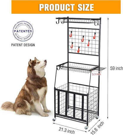 PLKOW Sports Equipment Storage for Garage, Indoor/Outdoor Sports Rack for Garage - Image 3