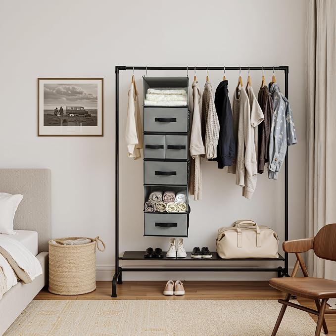 GRANNY SAYS Hanging Closet Organizer 6 Shelves, Closet Organizers and Storage - Image 2