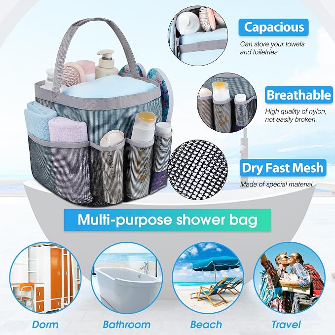 Mesh Shower Caddy Portable - Image 2