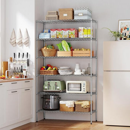 BestOffice | 6-Tier Wire Storage Shelves - Image 2
