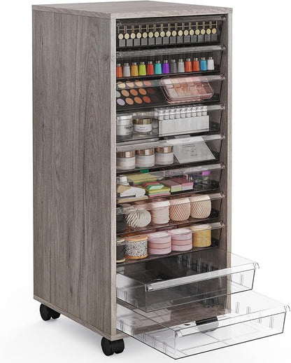 WOPITUES Storage Drawer Cart, Mobile Storage Cabinet, Makeup Storage by WOPITUESOfficial