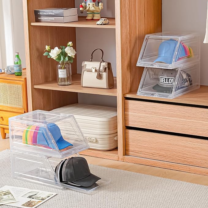 Amllas 2 Pack Stackable Hat Organizer - Image 5