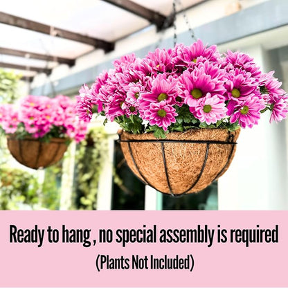 LaLaGreen Hanging Baskets for Plant Outdoor Extra Large Hanging Planter - Image 8