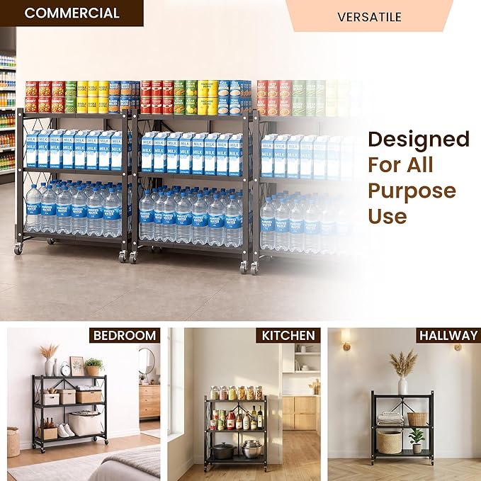 Our Modern Space 3-Tier Foldable Storage Shelf - Image 5