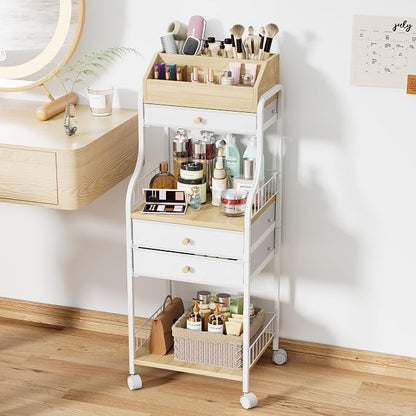 SWTYMIKI Rolling Makeup Organizer Cart by SwtyMiki-TidyHomeSweetLife