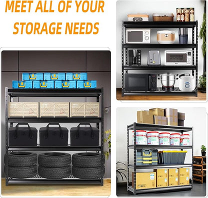The Atlas 72" W Heavy Duty Garage Shelving Load 8000 Lbs, 4 Tier Metal Storage - Image 7