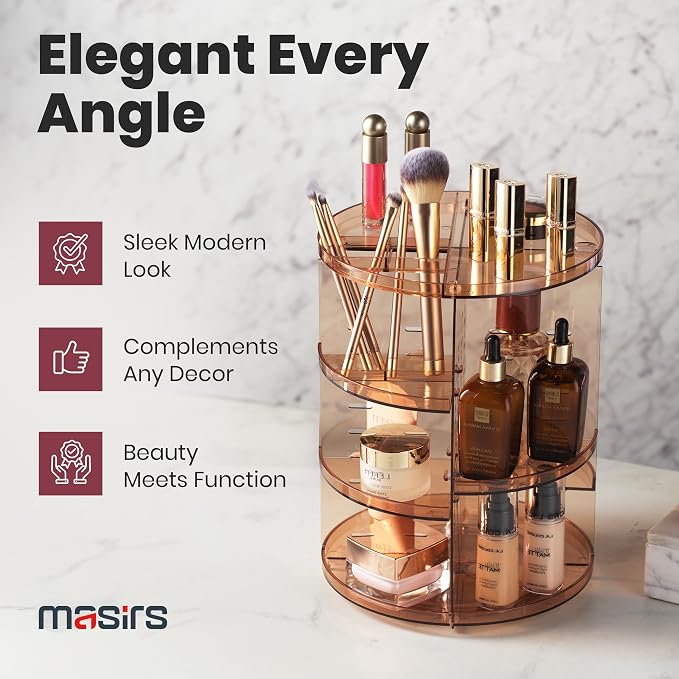 Masirs 360 Rotating Makeup Organizer - Image 6