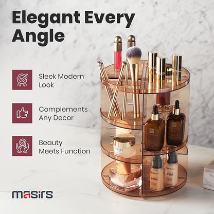 Masirs 360 Rotating Makeup Organizer - Image 6
