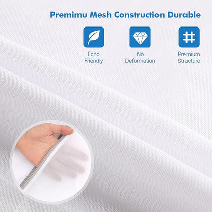 5Pcs Laundry Bags Mesh Wash Bags, Delicate Laundry Bags - Image 4