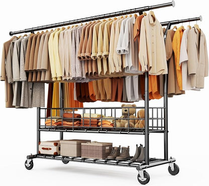 HOKEEPER Heavy Duty Clothes Rack Load 625 LBS, Clothing Rack by HOKEEPER
