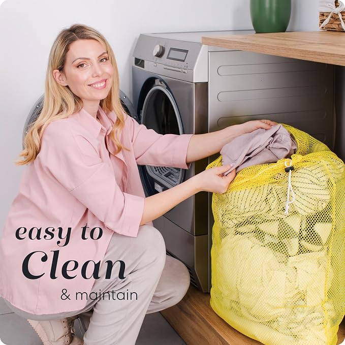 Handy Laundry Mesh Laundry Bags XL 24" x 36" – Heavy Duty, Durable Drawstring - Image 5